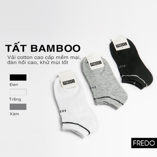 Tất Nam Cotton Mềm Mại, Kháng Khuẩn, Khử Mùi, Chống Mùi Hôi Cao Cấp FREDO Menswear