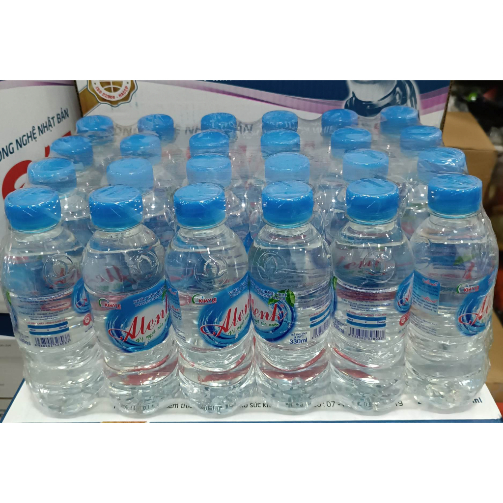 Lốc 24 chai 330ml nước suối nhỏ Alenk (có sẵn)