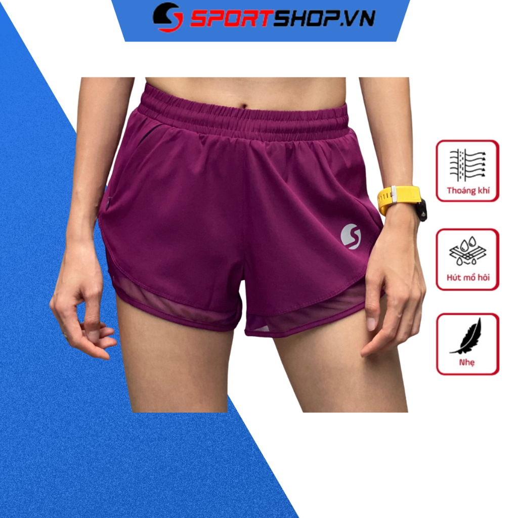 Quần Thể thao chạy bộ Nữ Running Fastest nhẹ,siêu mềm, siêu thoáng Sportshop