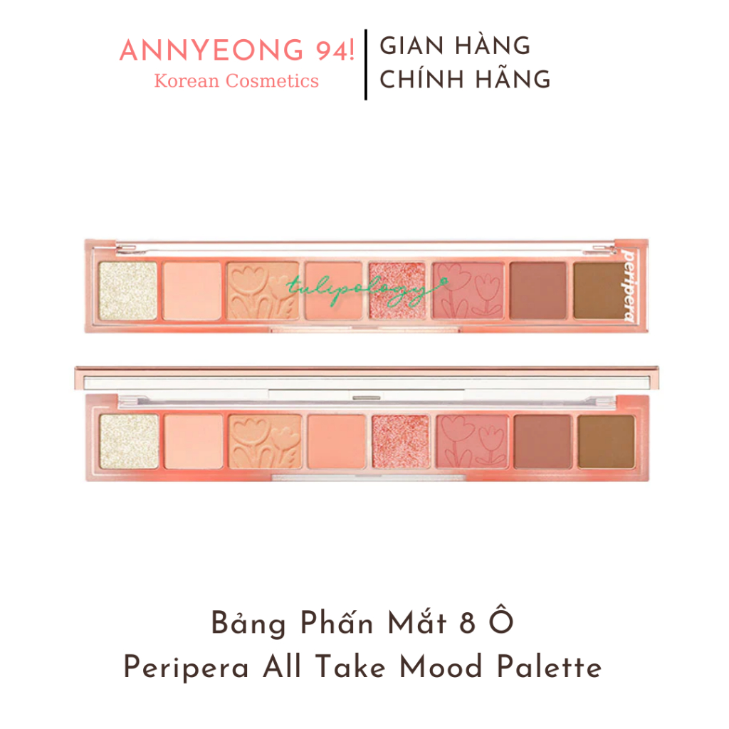 Bảng Phấn Mắt 8 Ô Peripera All Take Mood Palette