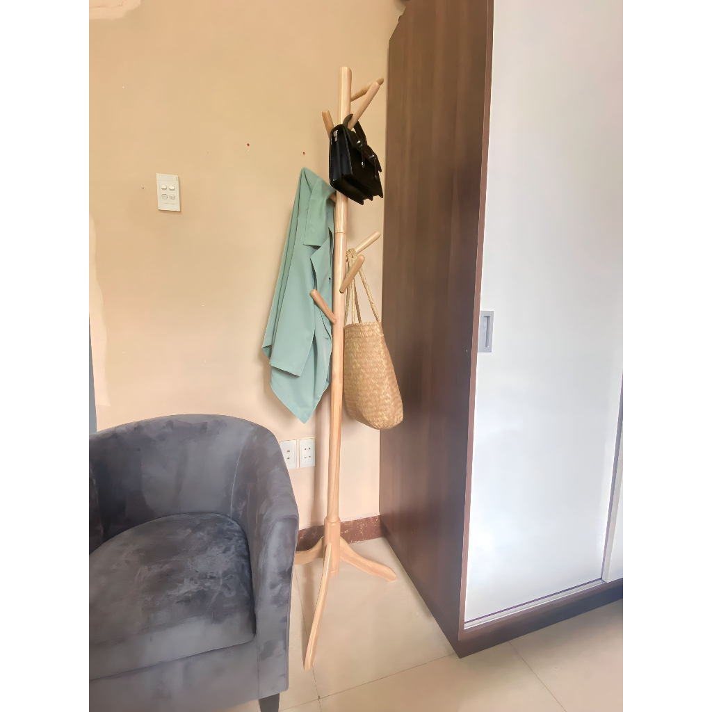 Cây mắc treo quần áo lắp ghép Min house - chính hãng 1000% | BigBuy360 - bigbuy360.vn