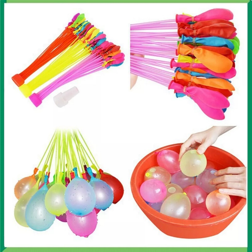Bộ 111 quả bóng nước / Set chùm bóng bay nước bong bóng nước vui chơi