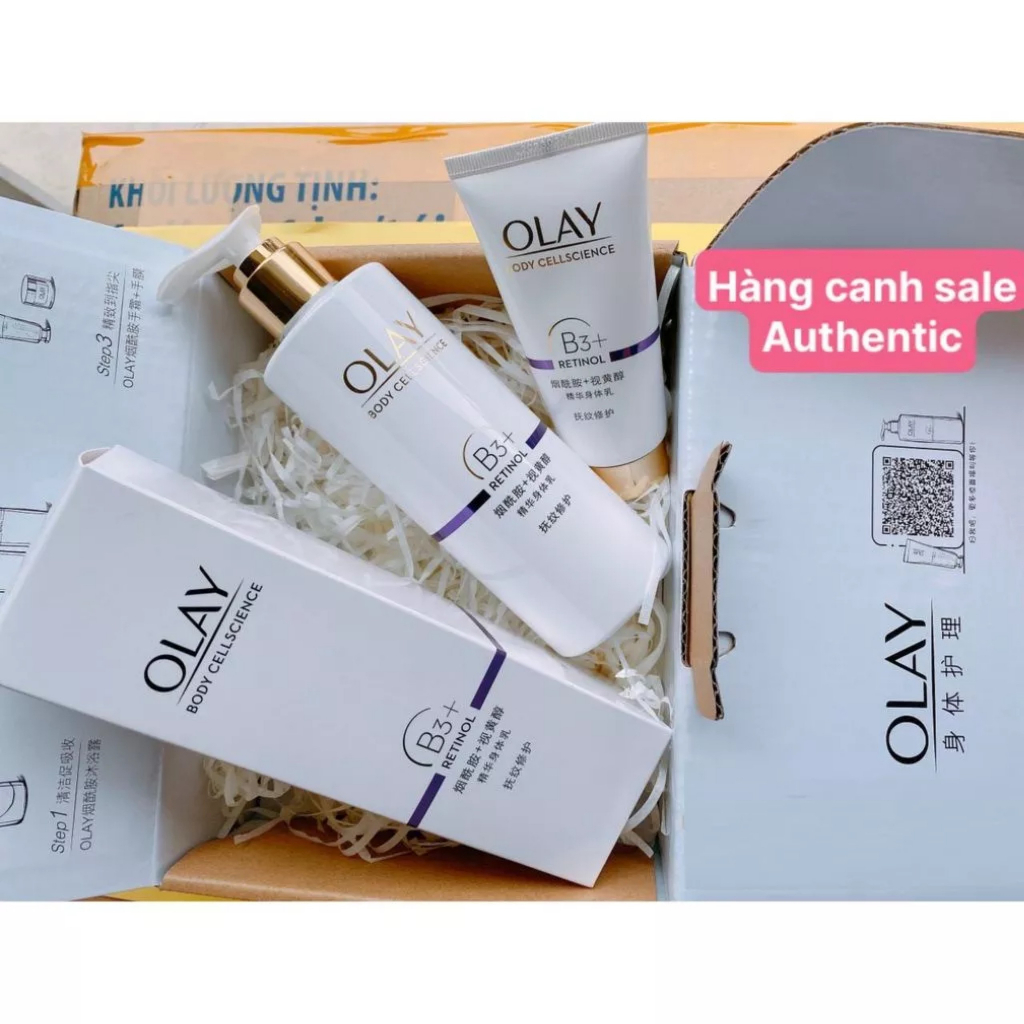 Dưỡng thể dưỡng trắng Olay B3+ Retinol/ Vitamin C/ whitening / ultra whitening dưỡng trắng body / Subeo beauty