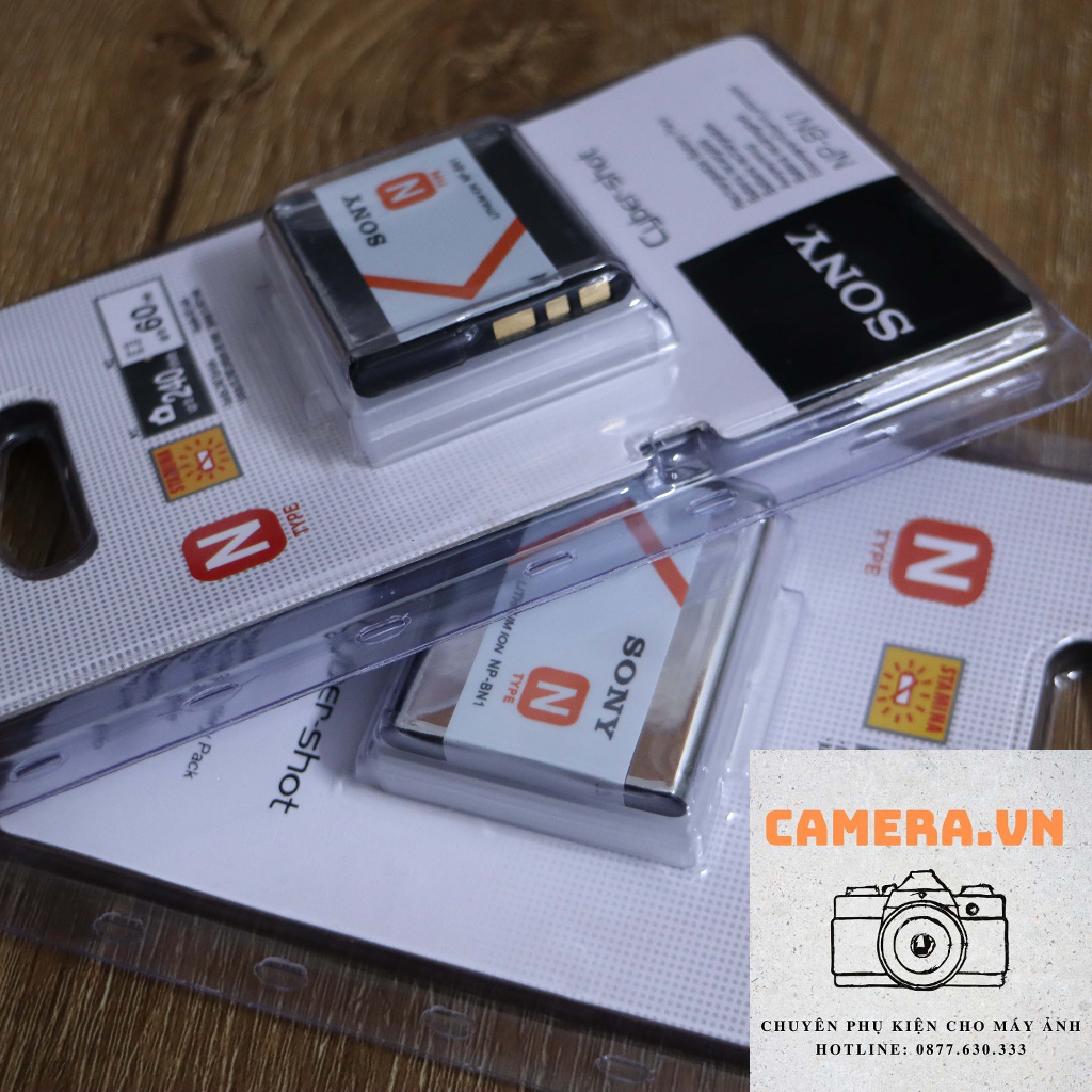 Pin máy ảnh for Sony NP-BN1, Dung lượng cao