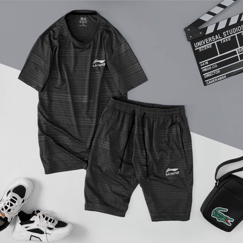 Bộ quần áo nam mẫu mới chất thun lạnh lỗ kim thoáng mát B35