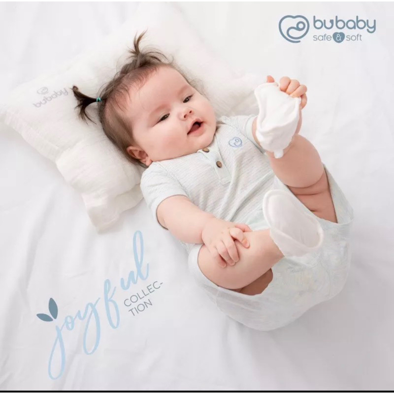 BU BABY Bộ cộc tay cổ trụ Siro - Bu bambus - BU BABY JOYFUL