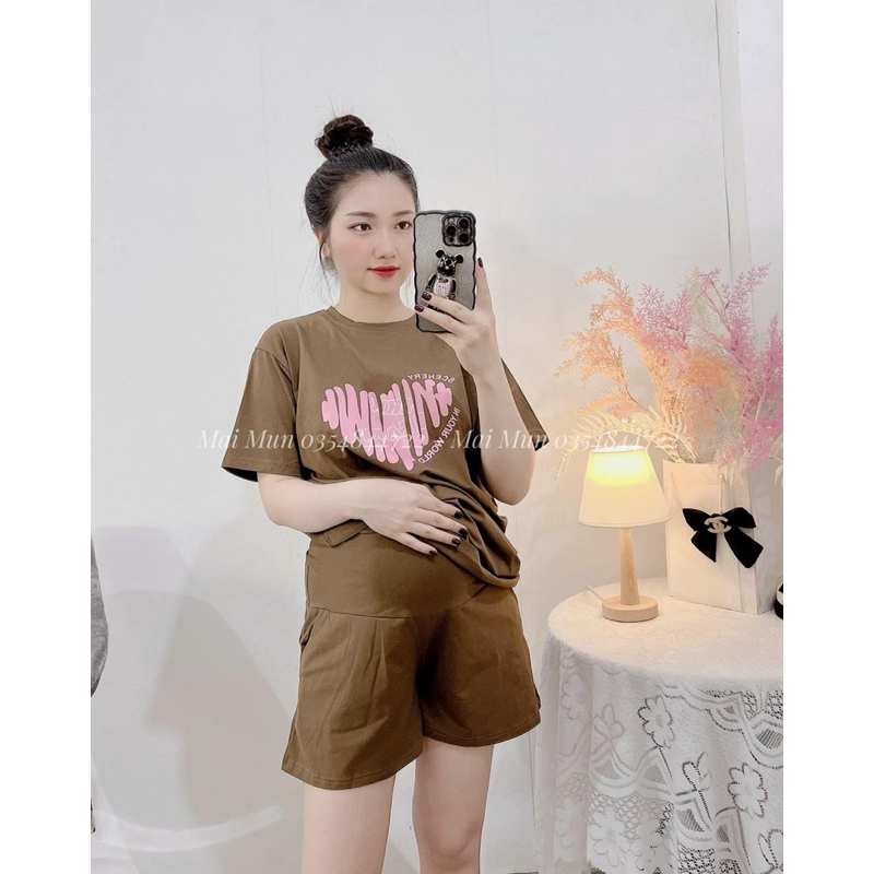 Bộ Đồ Bầu Cotton (Hàng Loại 1)