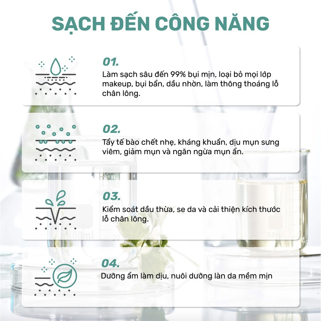 [MINI SIZE] Nước Tẩy Trang Derladie Vegan Sạch Sâu, Cải Thiện Lỗ Chân Lông 50ml