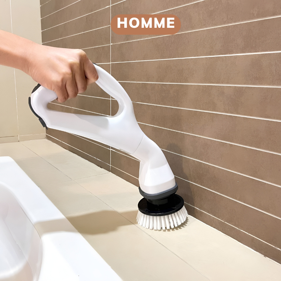 Bộ đầu cọ 4 món thay thế cho chổi cọ nhà tắm bằng điện Homme Shop