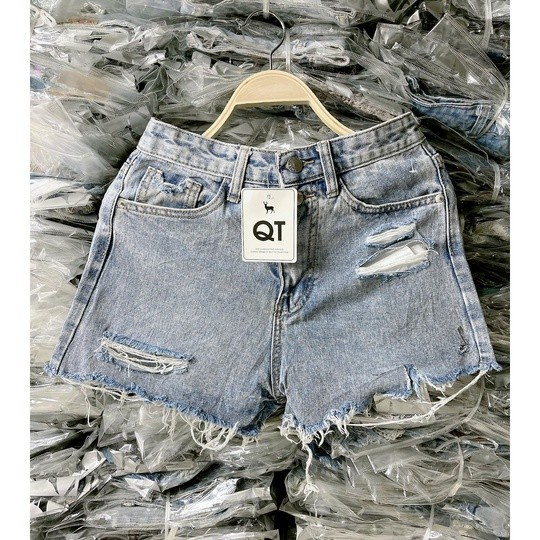 Quần short bò nữ kiểu dáng rách siêu trẻ trung cá tính cực chất Q16