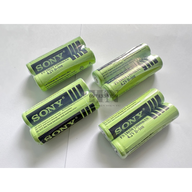 PIN Sạc / Li-on 4.2V SONY FS18650 - PANASONIC NRC18650- NRC18650A- IRC18650 6800mAh-4200mAh-2600mAh)