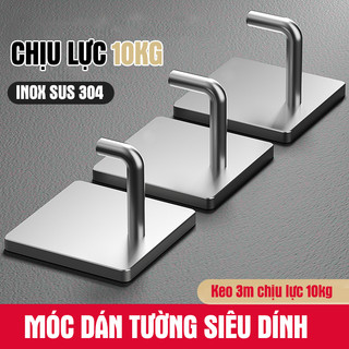 Móc treo dán tường - Móc dính tường INOX 304 chịu lực 5kg - ECO