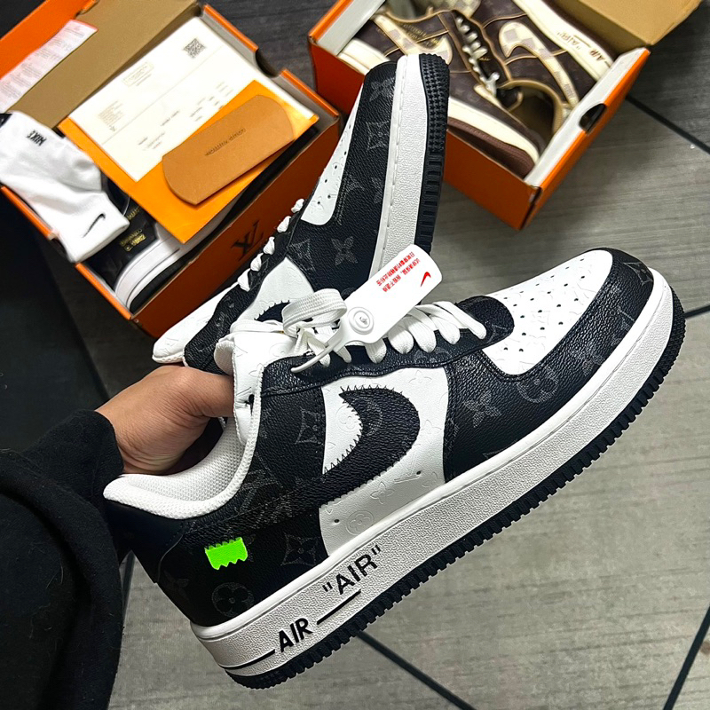 Giày Air Force 1 Low LV Black Màu Đen Siêu Cấp