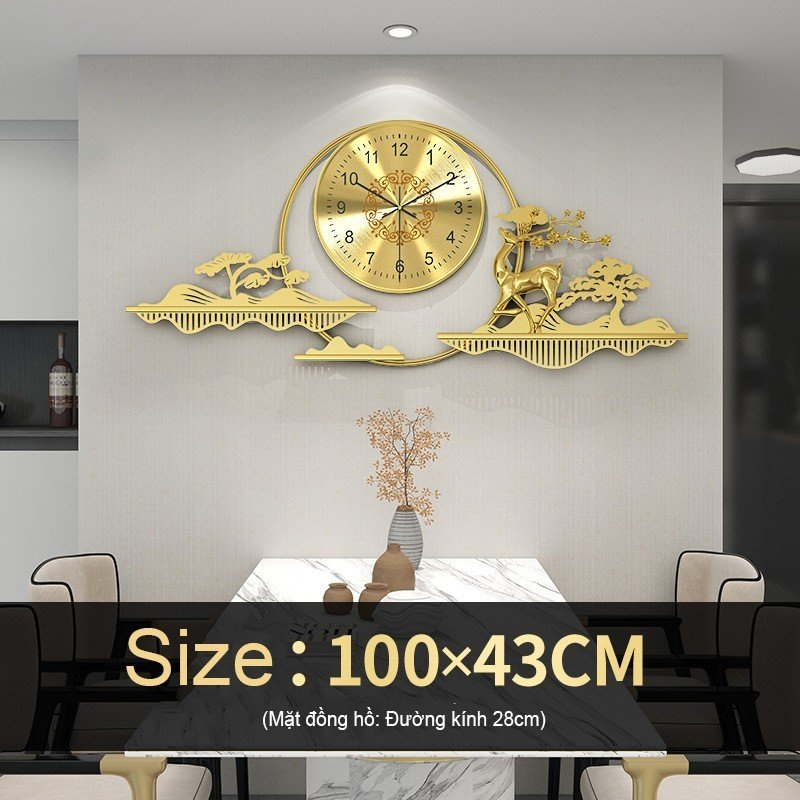 Đồng hồ treo tường trang trí công phượng MOD Decor, Lianzhang mã 293