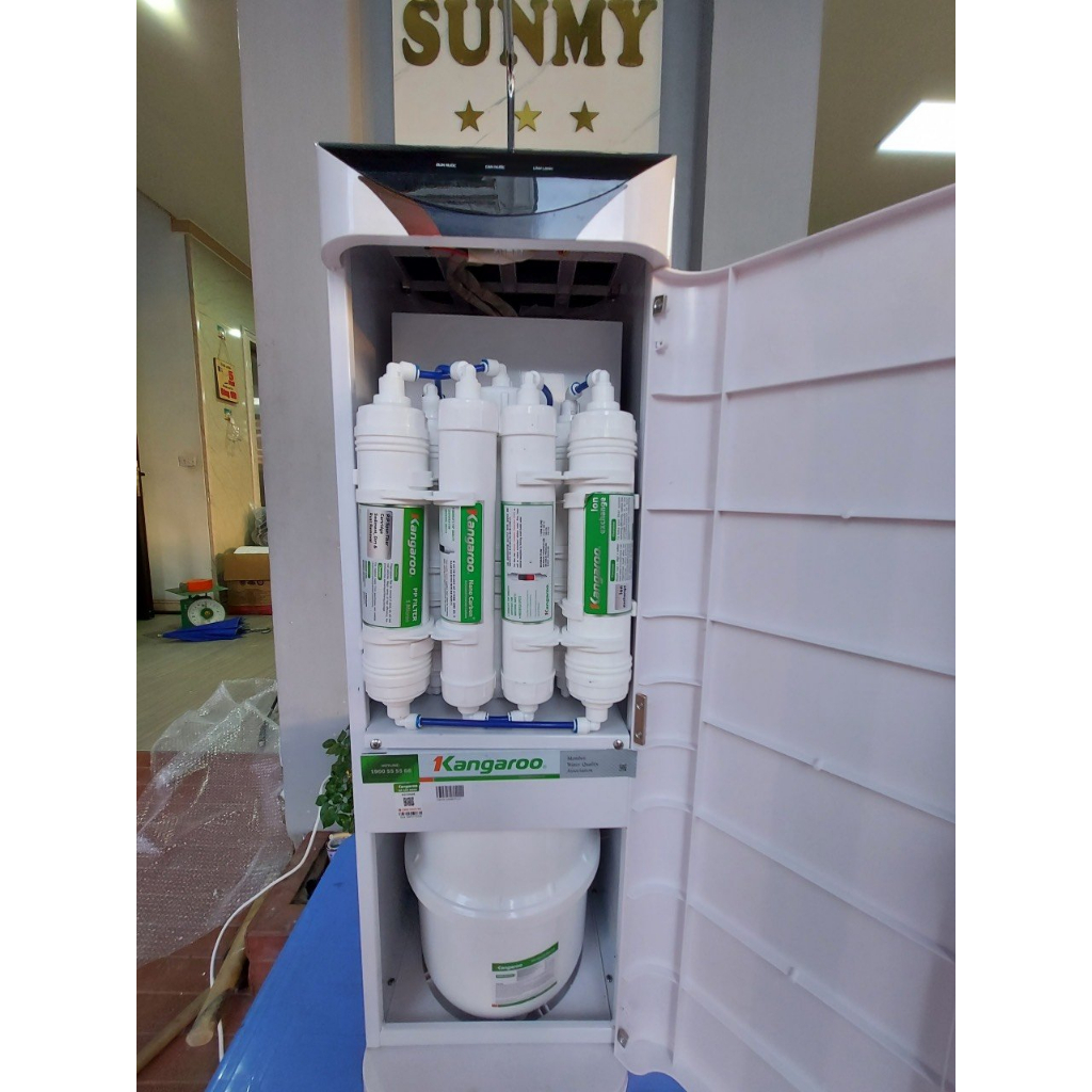 Máy lọc nước Kangaroo KG10A6S RO Hydrogen nóng lạnh , màn hình cảm ứng, có khoá trẻ em