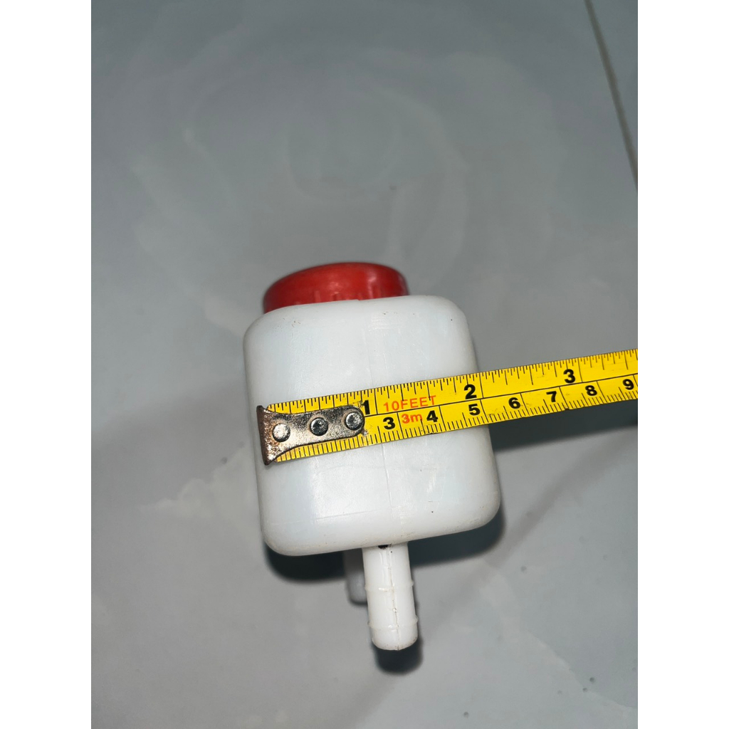 Bình dầu phanh 130 2 ống bắt (2 vòi)