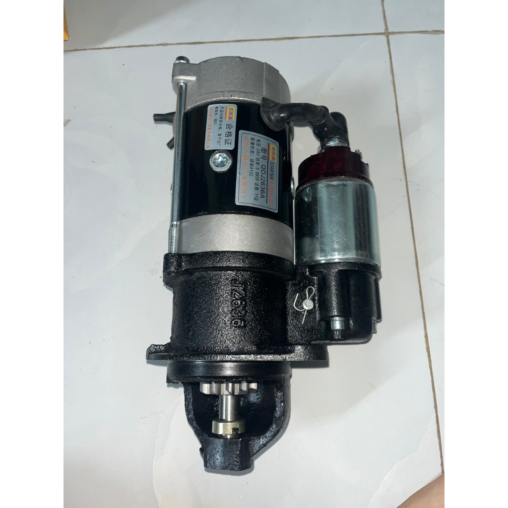 Đề 138y 12v hoặc 2636a 24v ( bộ khởi động cho xe) 11 răng cho ô tô