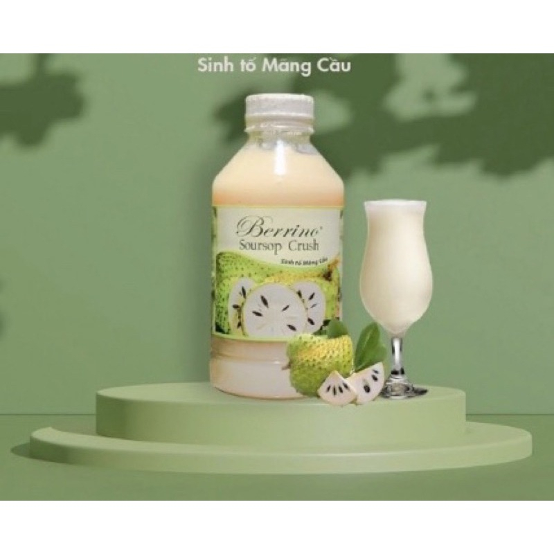 Sinh tố MÃNG CẦU hãng BERINO, đỉnh cao pha trà mãng cầu