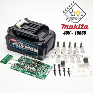 Vỏ mạch thay thế zin makita 40v max 2.5a 18650
