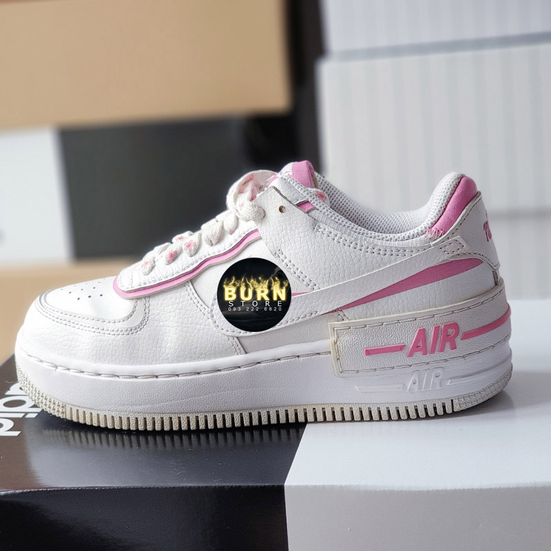 Giày Air Force 1 Shadow pink, size 38.5, real 2hand