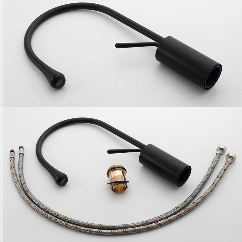 Vòi nước rửa tay Lavabo nóng lạnh Thiên Nga Đen thiết kế hiện đại cao cấp Life Home