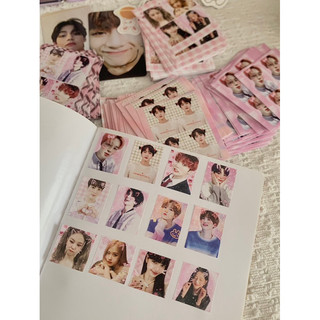 Sticker tấm bế viền bts