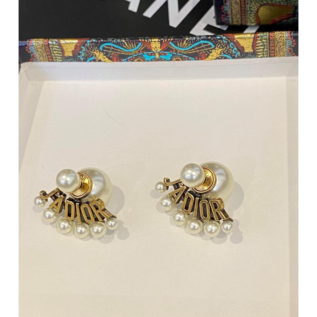Khuyên tai jadior ngọc đính đá, bông tai nữ xinh, hoa tai pha lê, phụ kiện trang sức Hari korea accessories