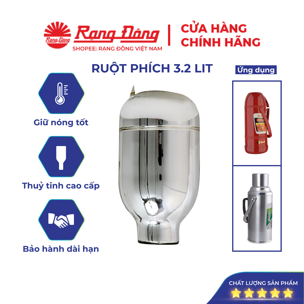 Ruột phích 3,2 lit Rạng Đông cho 3245N1 và 3240 ST1