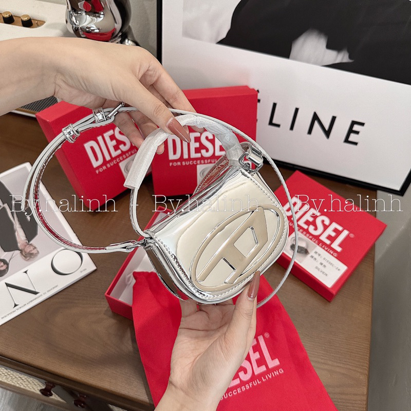 Full Box Size Mini Die Sel Mini Dáng Bầu Kèm Dây Đeo Chéo