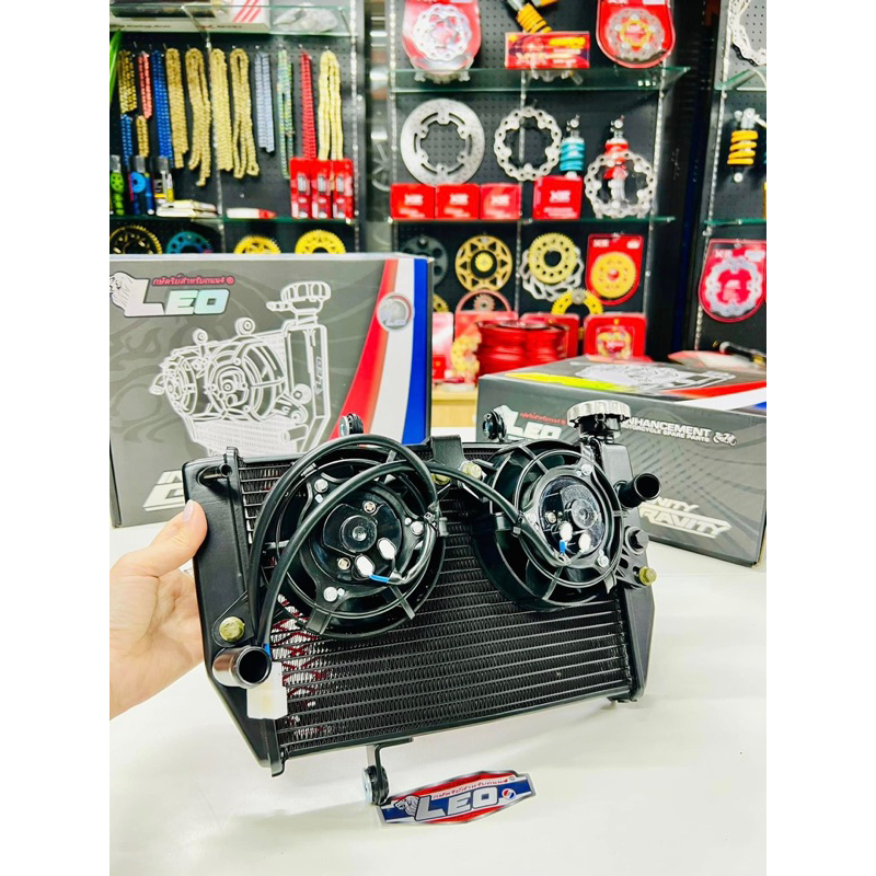 Két nước Leo Racing 2 quạt Exciter Winner