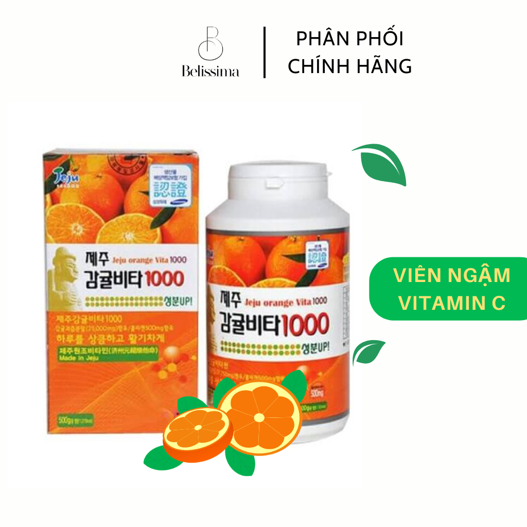 Viên Ngậm Vitamin C Nguyên Chất Đảo Jeju Hàn Quốc 150g (102viên)