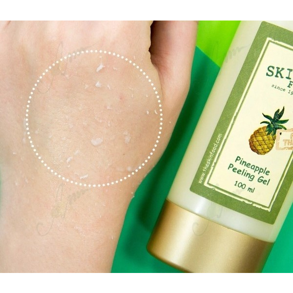 GEL Tẩy da chết Skinfood Pineapple Peeling Gel 100g/ Pineapple & Aloe AHA Deep Facial Peeling Gel 100ml