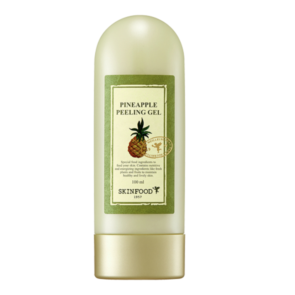 GEL Tẩy da chết Skinfood Pineapple Peeling Gel 100g/ Pineapple & Aloe AHA Deep Facial Peeling Gel 100ml