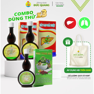  2 Mát Gan Giải Nhiệt và 1 Khái Trung Bửu Rồng Việt Nam - Bổ phế, Thanh nhiệt - Chai 250ml - Cao Lỏng