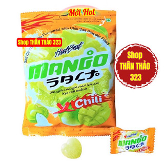 Date T03/2025- Kẹo Xoài Muối Ớt Thái Lan 🇹🇭 Hart Beat 120g- Chua Chua Cay Cay Ngọt Ngọt