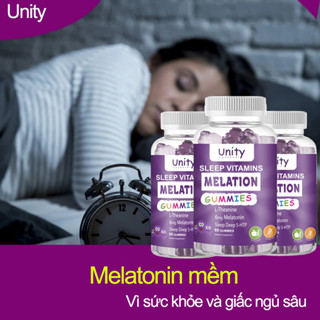 Kẹo dẻo Melatonin Viên hỗ trợ giấc ngủ 1chai/60viên Nâng cao Giấc ngủ chất lượng,lượng giấc ngủ Nâng cấp