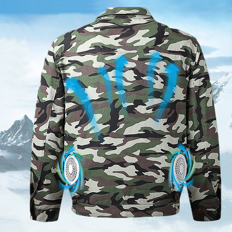 Áo Quạt Điều Hòa Chính Hãng Pin 50.000mAh Hàng Loại 1, Áo Lao Động Mùa Hè