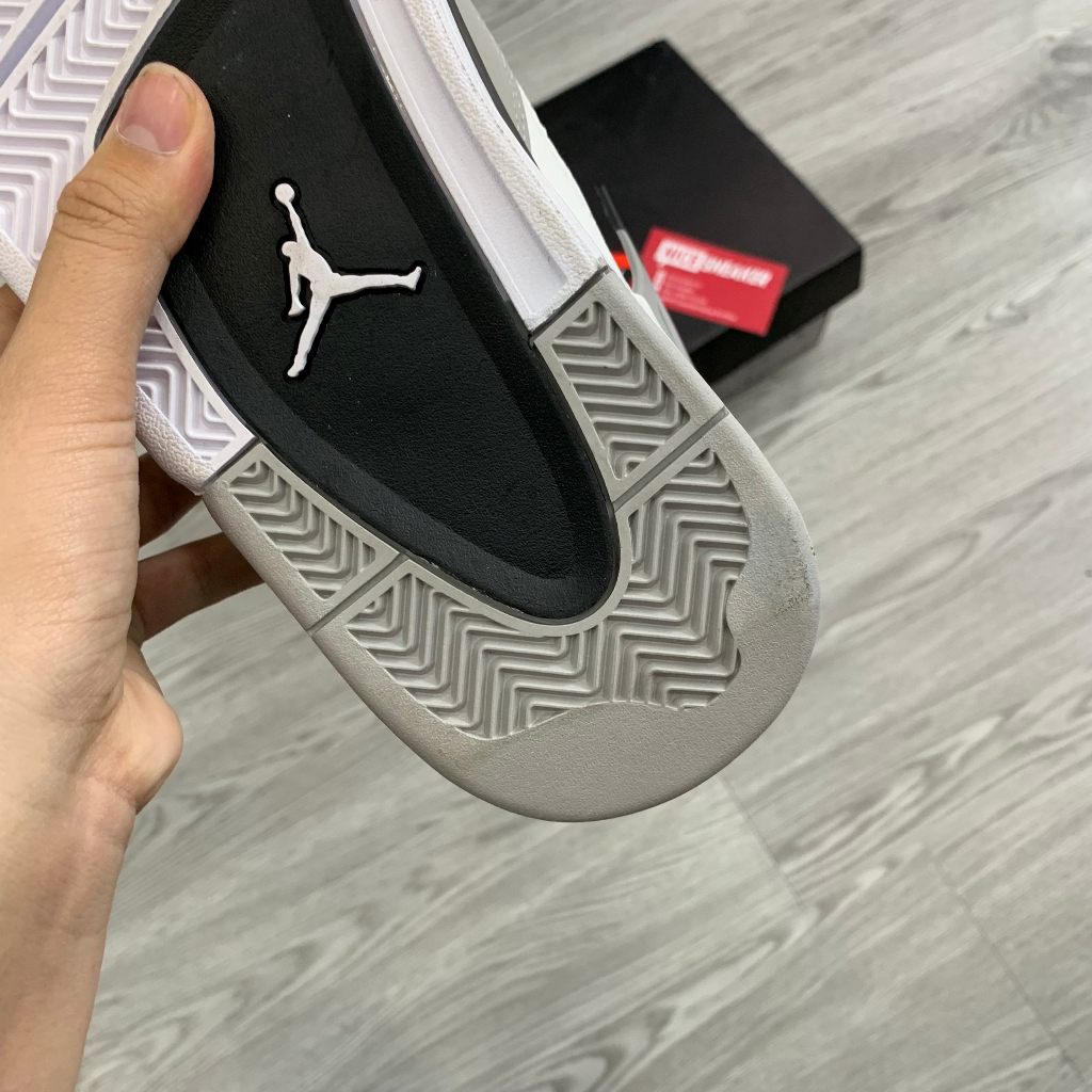 Giày Air Jodan 4 Low Military Black Rep 1:1, Giày Bóng Rổ JD4 Trắng Đen Full Box - NICE SNEAKER | Chất lượng siêu cấp.