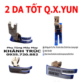 Chân vịt Nhựa 2 da loại Tốt màu Xanh Đậm máy may (khâu) công nghiệp