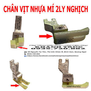 Chân vịt nhựa mí 2 ly nghịch máy may công nghiệp 1kim