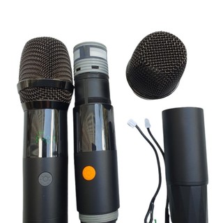 micro uhf 2 màn hình chống hú cực đỉnh
