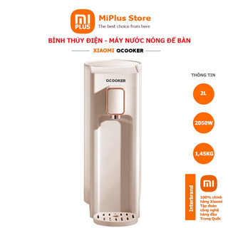 Bình thủy điện máy đun nước nóng Xiaomi Qcooker CR- T001 2L 4 mức nhiệt, làm nóng tức thì trong 1s công suất 2050W