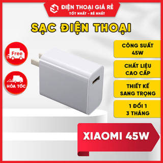 Củ, Cáp Sạc Nhanh Xiaomi 45W ( Redmi K40, Note 11S 5G, Note 11, Mi 11 Lite 5G) - BH 1 đổi 1