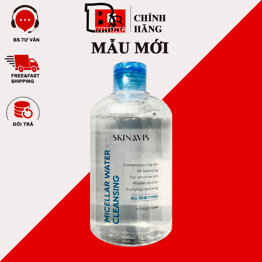 Nước Tẩy Trang Làm Sạch Sâu  Skinavis Micellar Water 300ML