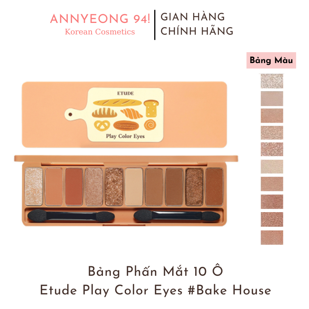 [CHÍNH HÃNG - CÓ BILL] Bảng Phấn Mắt Etude House Play Color Eyes Bake House