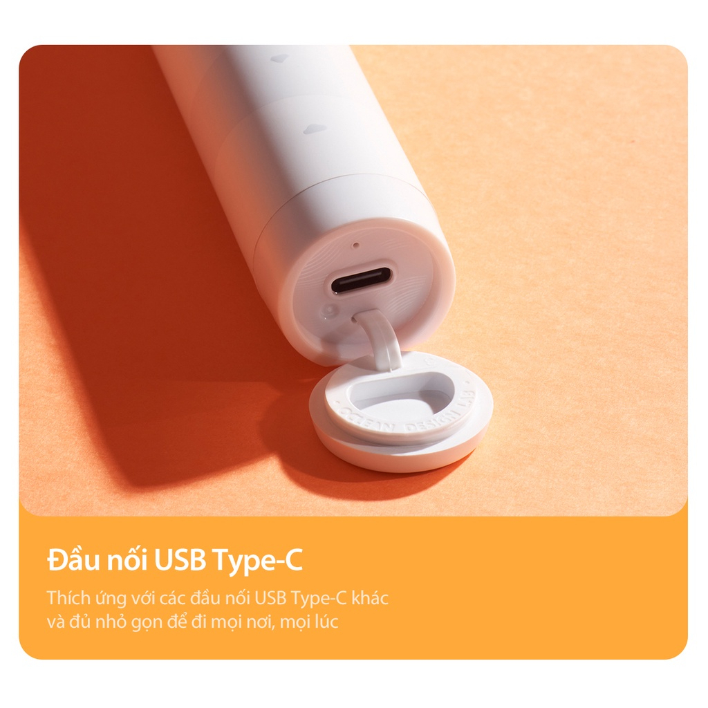 Bàn Chải Điện Oclean Flow 5 Chế Độ Chải Chống Nước IPX7 - Hàng Chính Hãng - Bảo Hành 24T - MIMAX