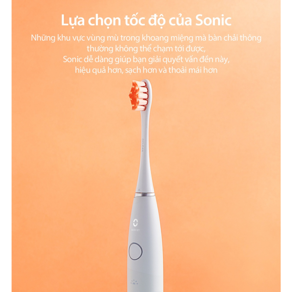 Bàn Chải Điện Oclean Flow 5 Chế Độ Chải Chống Nước IPX7 - Hàng Chính Hãng - Bảo Hành 24T - MIMAX