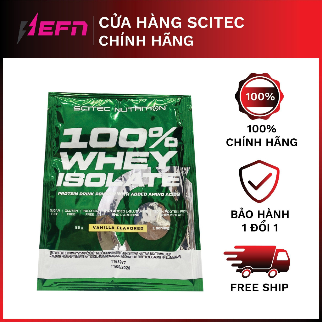 Combo Gói Sample SCITEC NUTRITION - Chính hãng