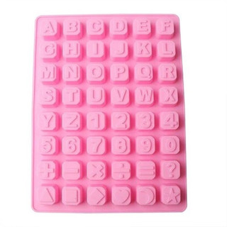 Khuôn silicon chữ số ô vuông