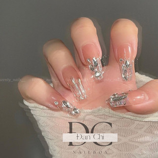 Nailbox Móng Úp Thiết Kế Sẵn Mẫu Thạch Đính Đá Bling bling